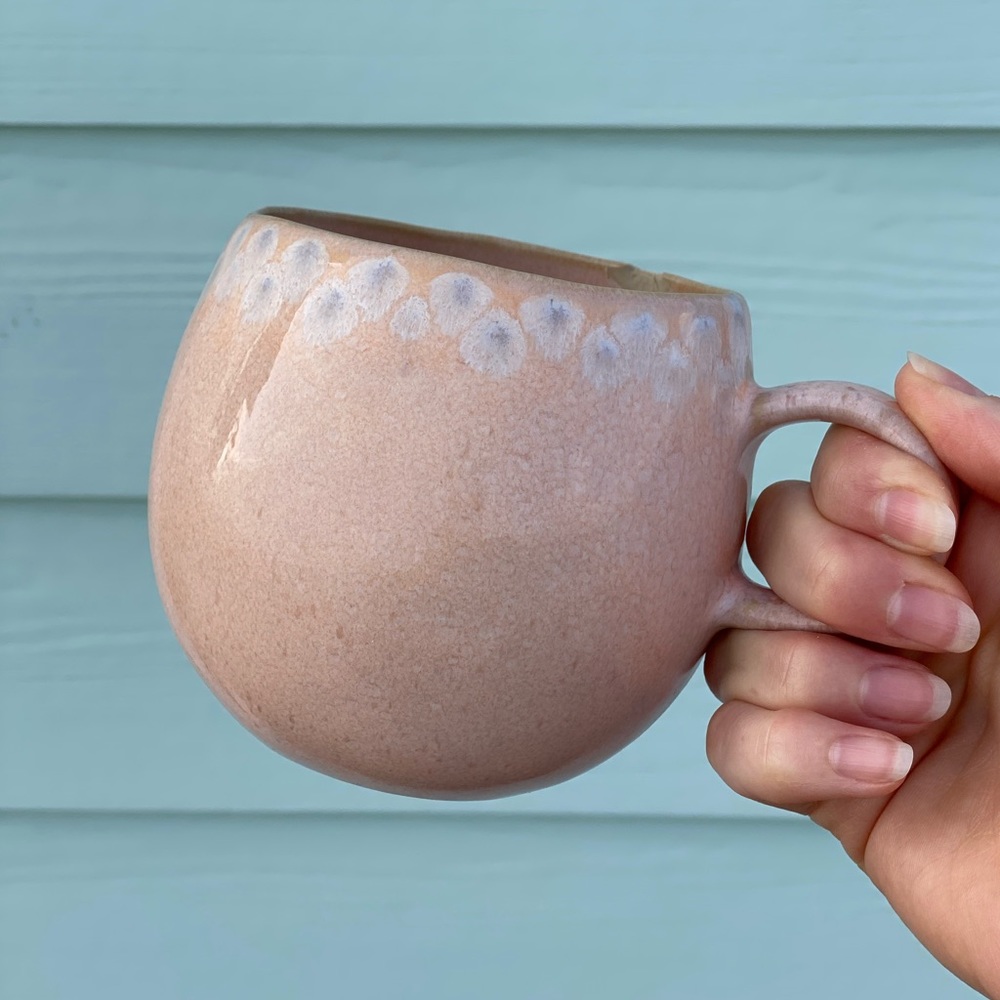 anthropologie ceramic mug